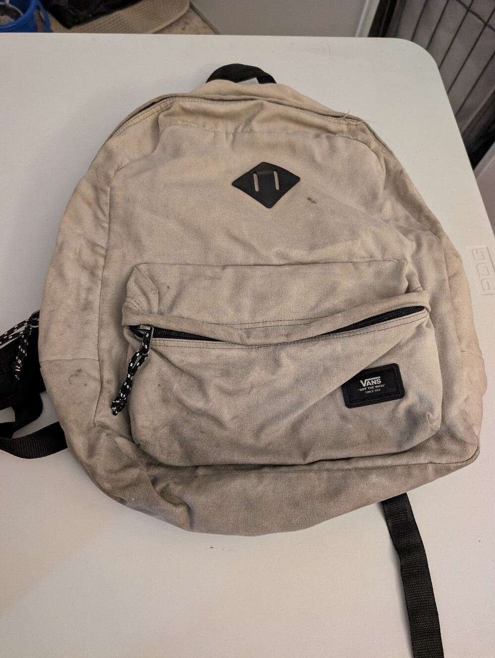 Vans Men’s Beige Canvas Backpack